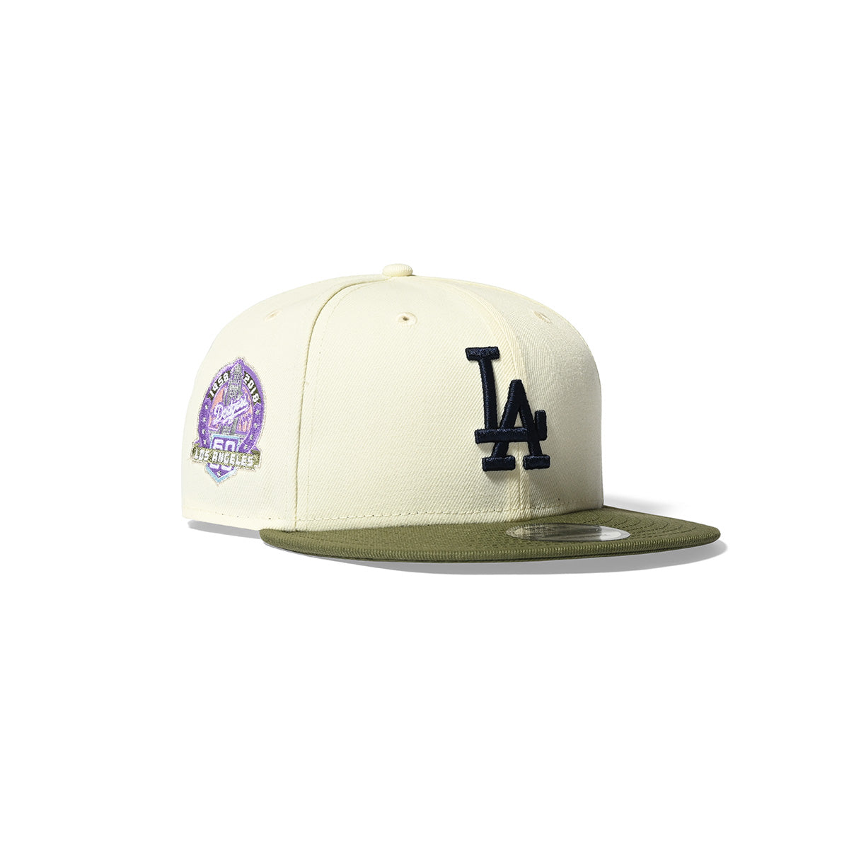 NEW ERA Los Angeles Dodgers - 9FIFTY CO 60TH ANV CHROME/OLIVE [70877818]