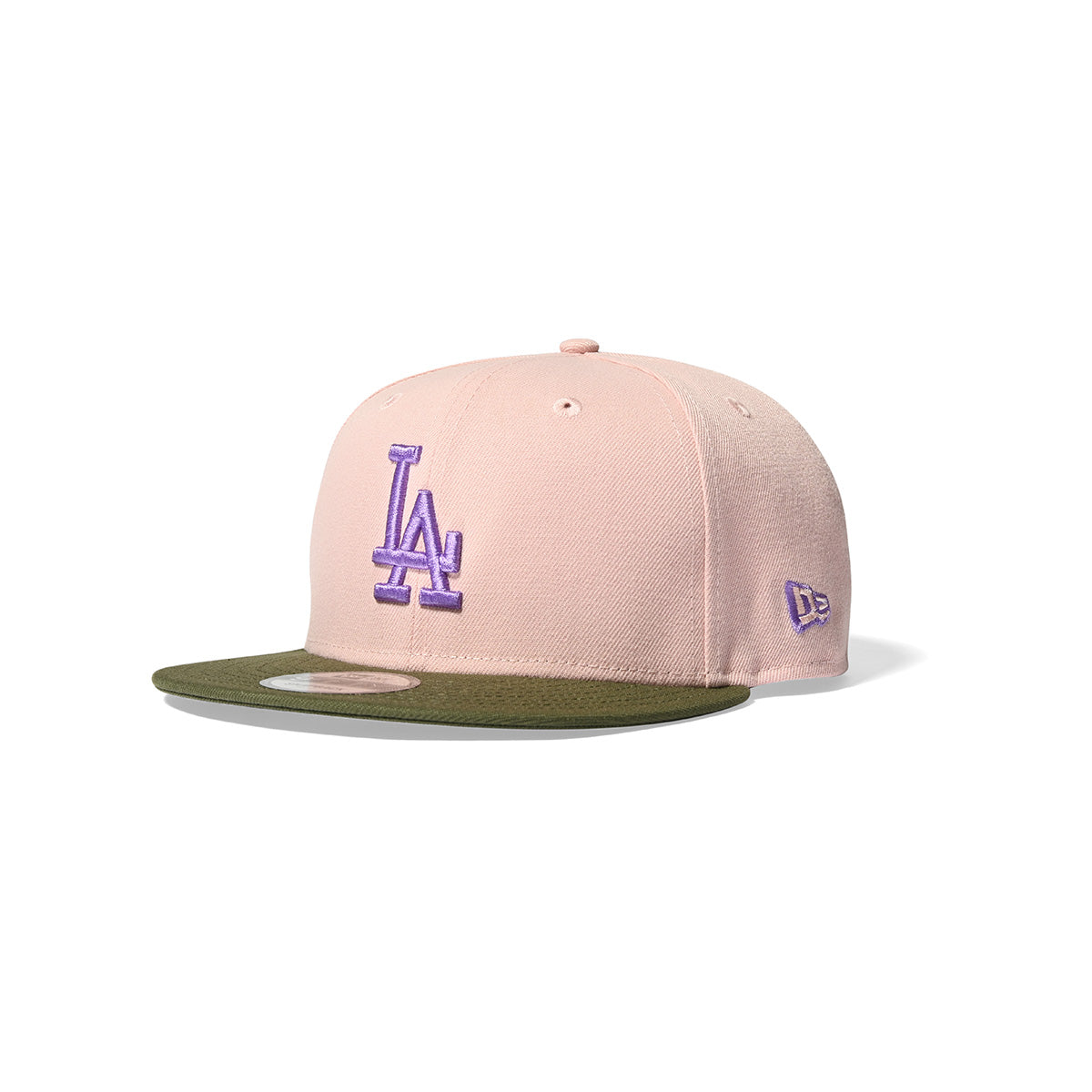 NEW ERA Los Angeles Dodgers - 9FIFTY CO 60TH ANV PINK/OLIVE【70878095】