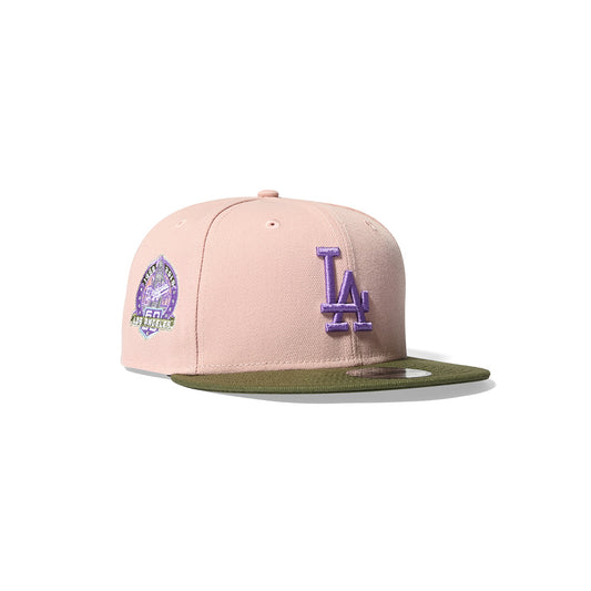 NEW ERA Los Angeles Dodgers - 9FIFTY CO 60TH ANV PINK/OLIVE【70878095】