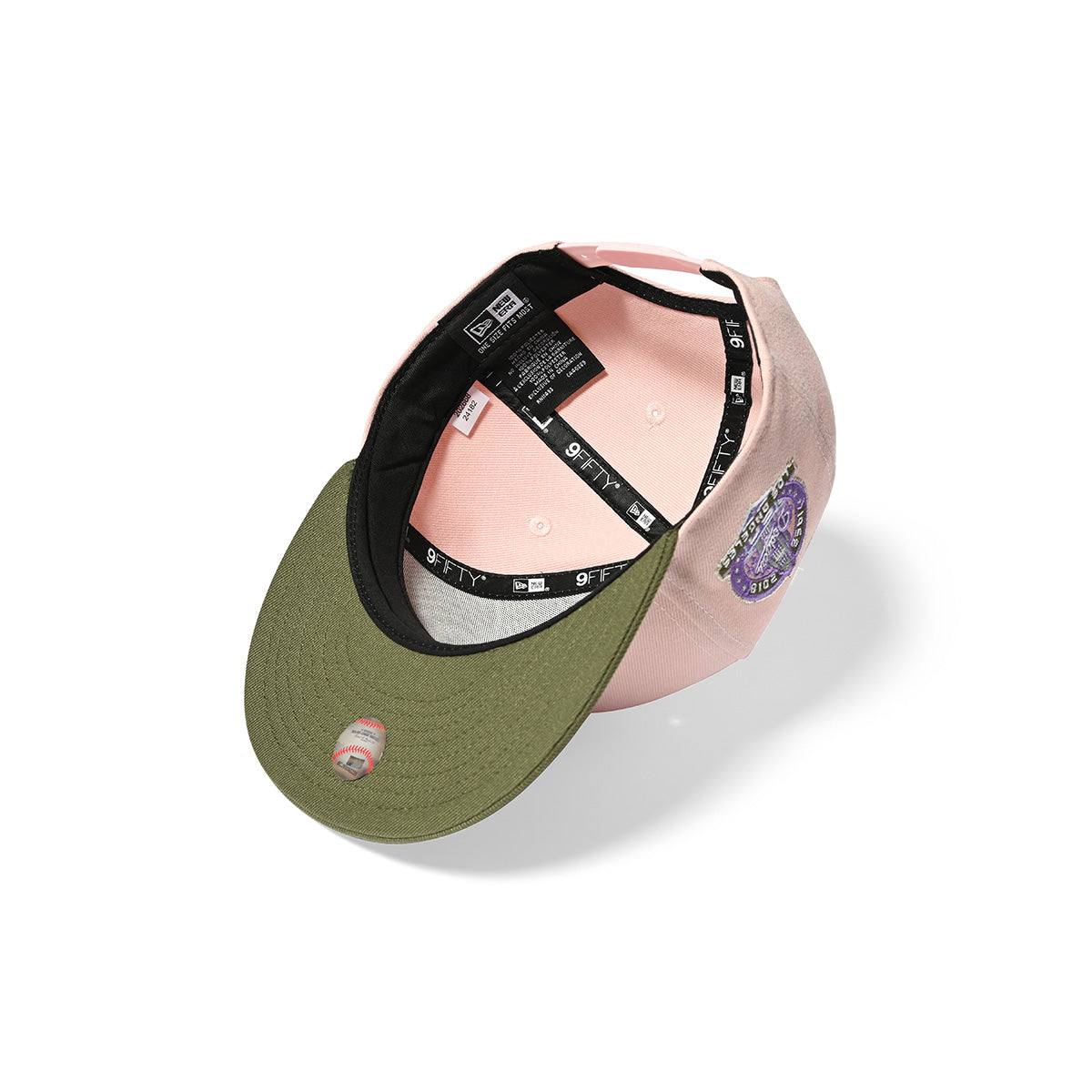 NEW ERA Los Angeles Dodgers - 9FIFTY CO 60TH ANV PINK/OLIVE【70878095】