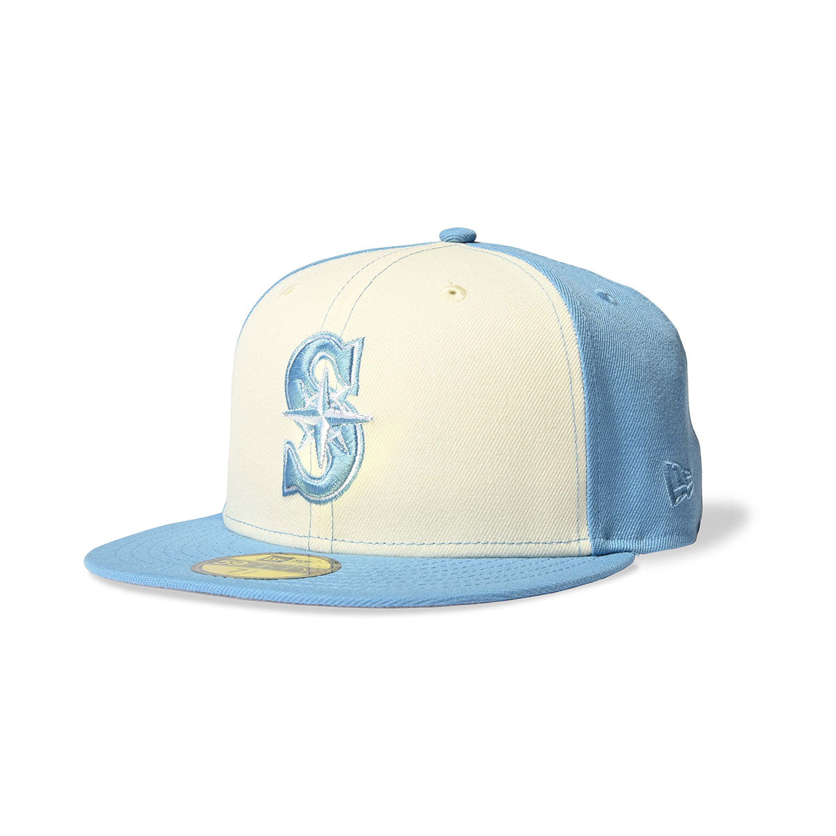 NEW ERA Seattle Mariners - 59FIFTY CO 35TH ANV CHROME/SKY BLUE【70890316】