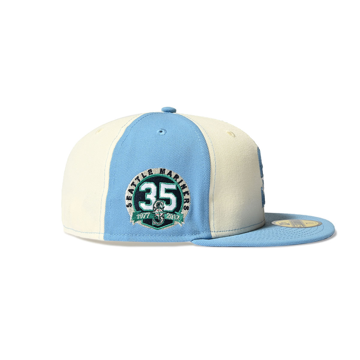 NEW ERA Seattle Mariners - 59FIFTY CO 35TH ANV CHROME/SKY BLUE【70890316】