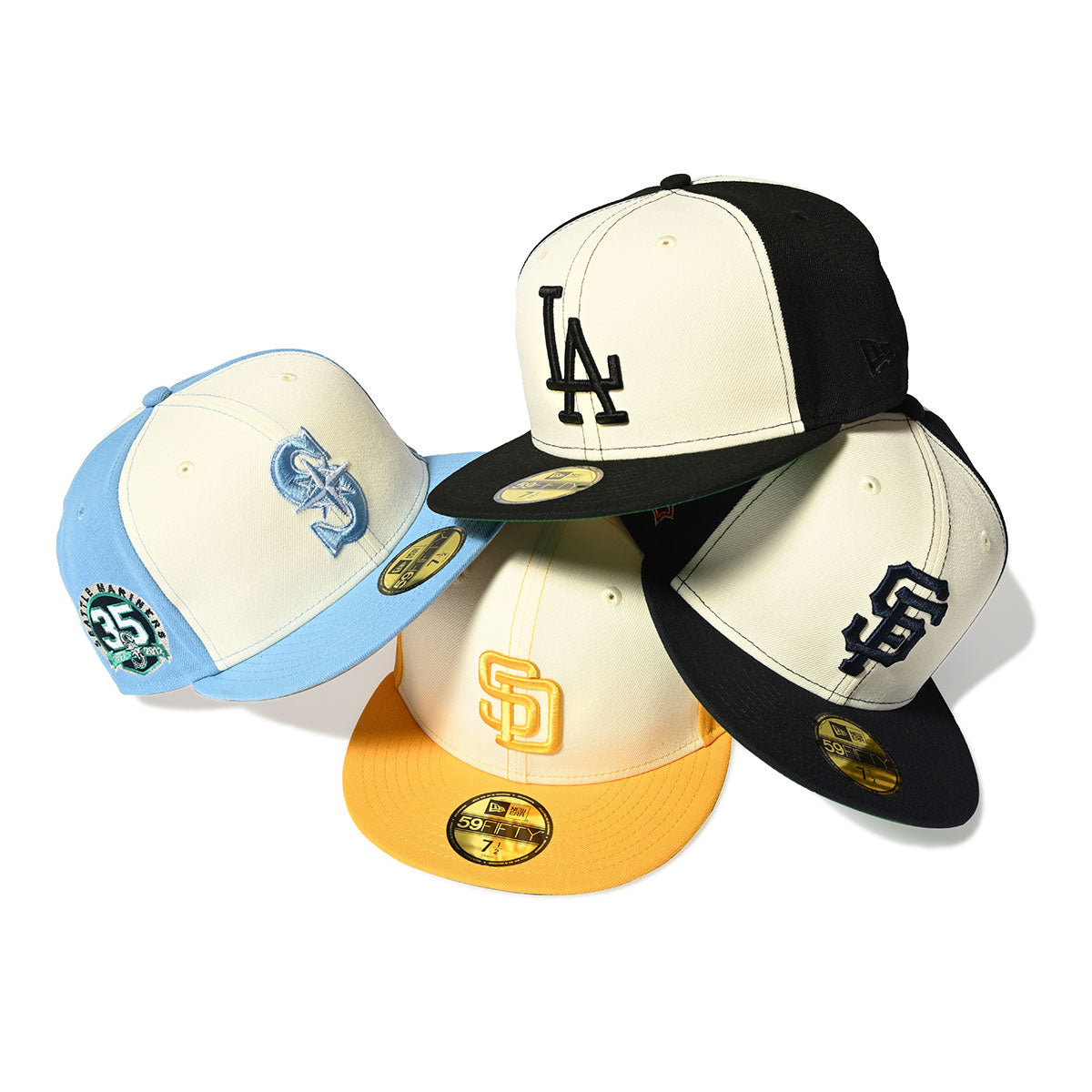 NEW ERA San Diego Padres - CO 59FIFTY 1992 ASG CHROME/AGOLD [70890314]