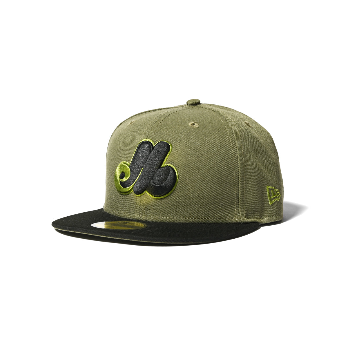 NEW ERA Montreal Expos - 59FIFTY CO 25TH ANV NEW OLIVE/BLACK【70890651】