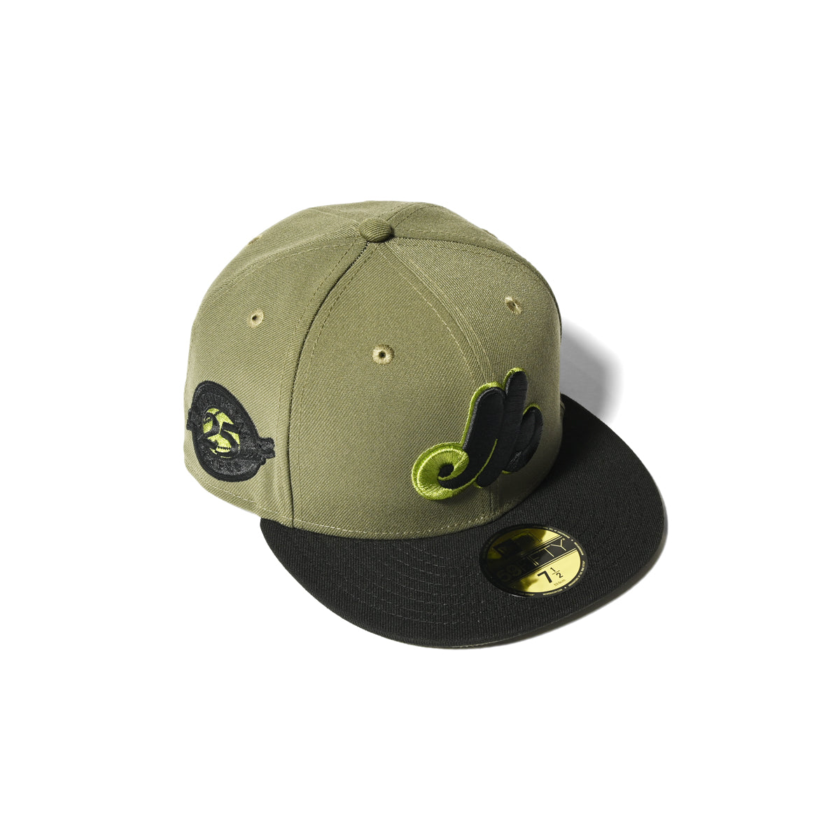 NEW ERA Montreal Expos - 59FIFTY CO 25TH ANV NEW OLIVE/BLACK【70890651】