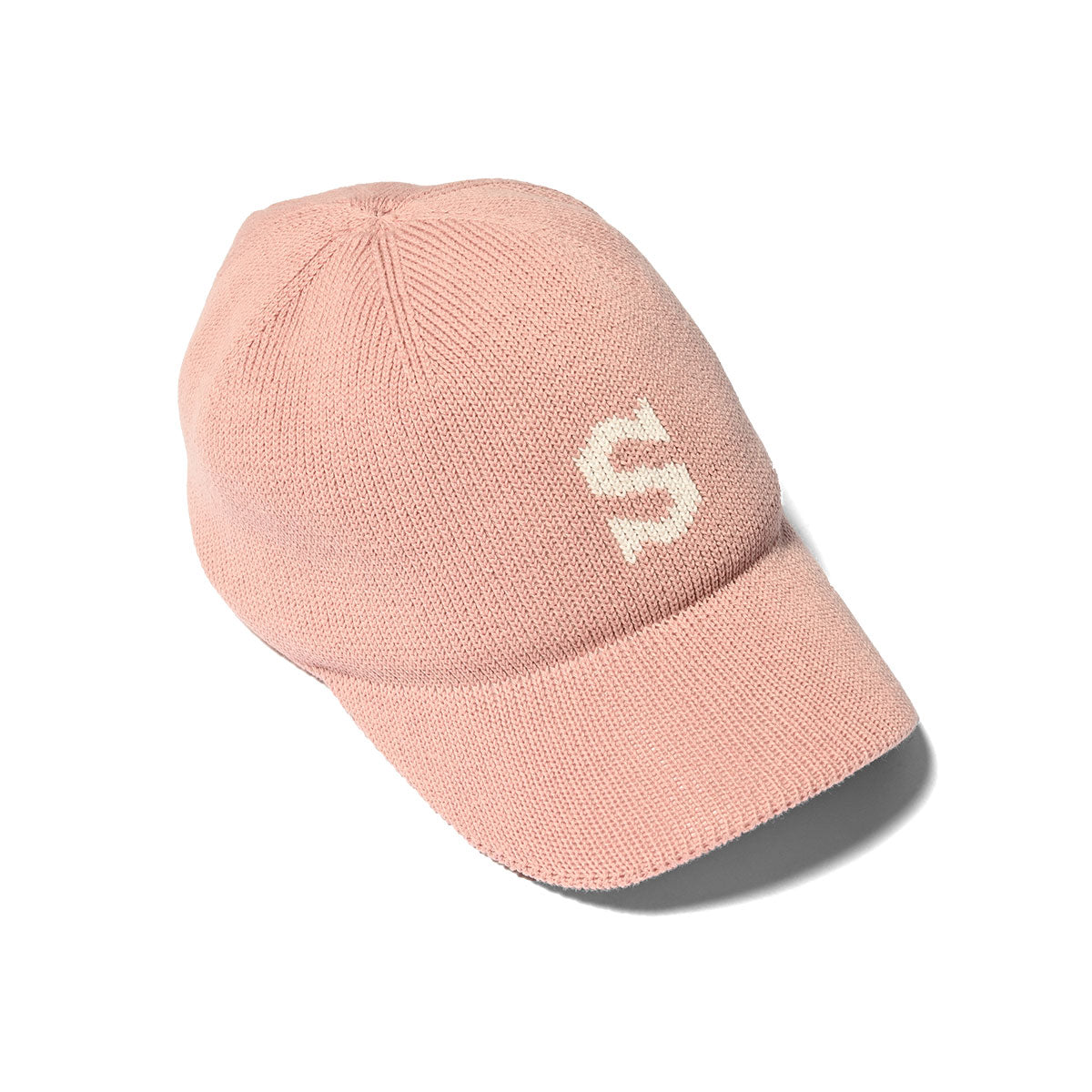 HOMEGAME - S LOGO COTTON KNIT BASEBALL CAP PINK [HG241418]