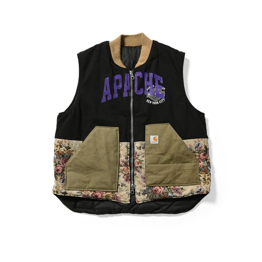 APACHE DAVIDSON VEST BLACK 戴維森背心黑色 [APJ2460301] L 尺寸相當