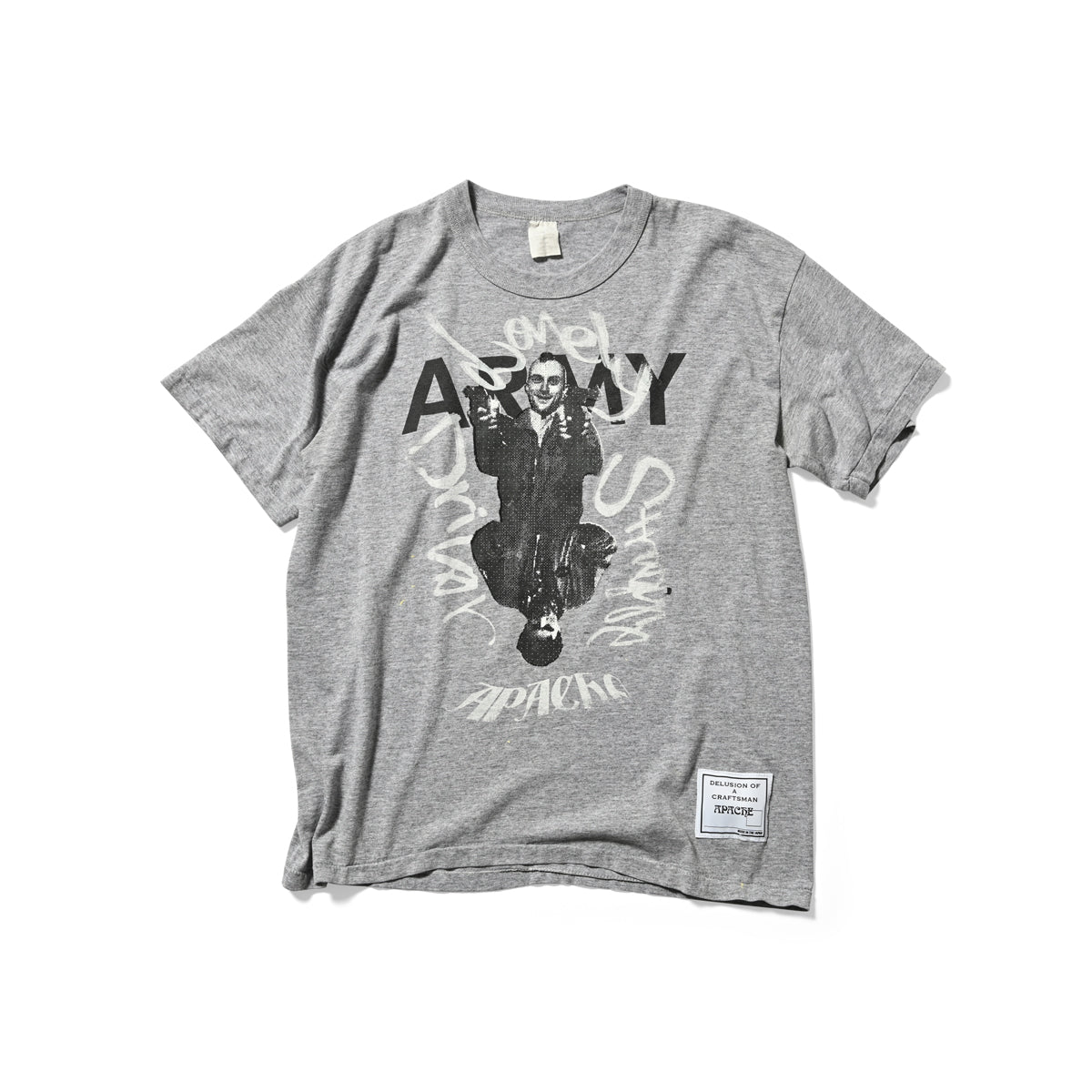 APACHE Apache L$D CUSTOM TEE GREY L$D 客製化 T 卹灰色 [APT240703_04] 相當於 L 碼