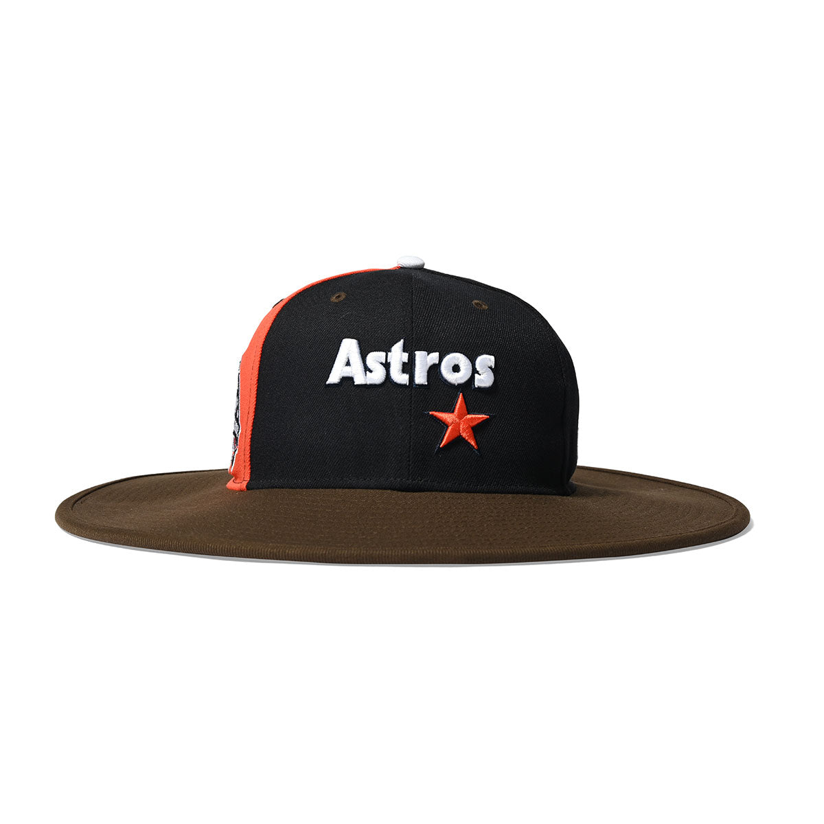 NEW ERA HOUSTON ASTROS - LONG BRIM HAT CO FITTED NAVY/WALNUT【14459857】