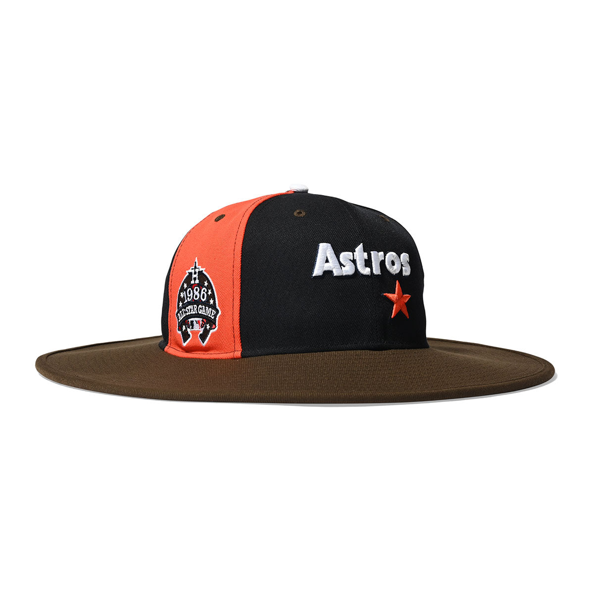 NEW ERA HOUSTON ASTROS - LONG BRIM HAT CO FITTED NAVY/WALNUT【14459857】