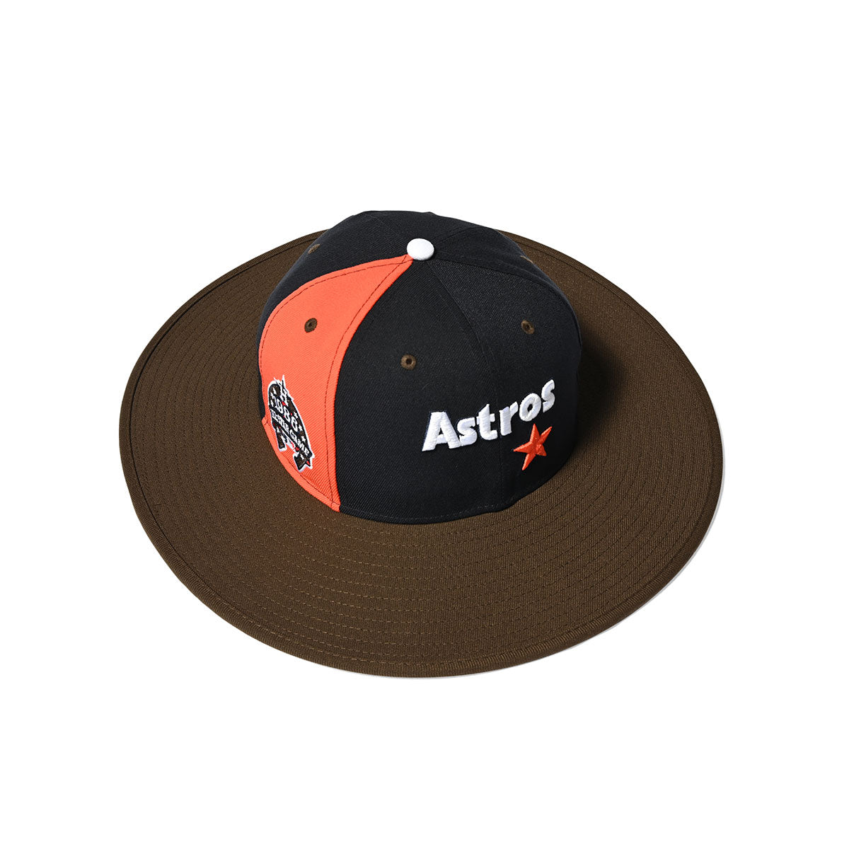 NEW ERA HOUSTON ASTROS - LONG BRIM HAT CO FITTED NAVY/WALNUT【14459857】