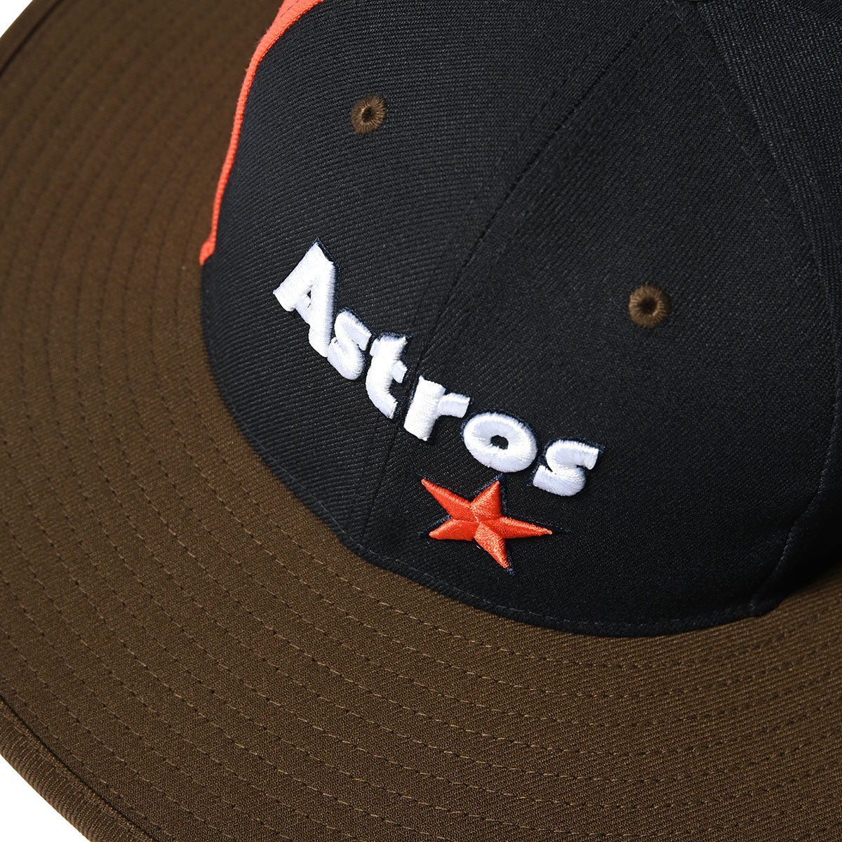 NEW ERA HOUSTON ASTROS - LONG BRIM HAT CO FITTED NAVY/WALNUT【14459857】