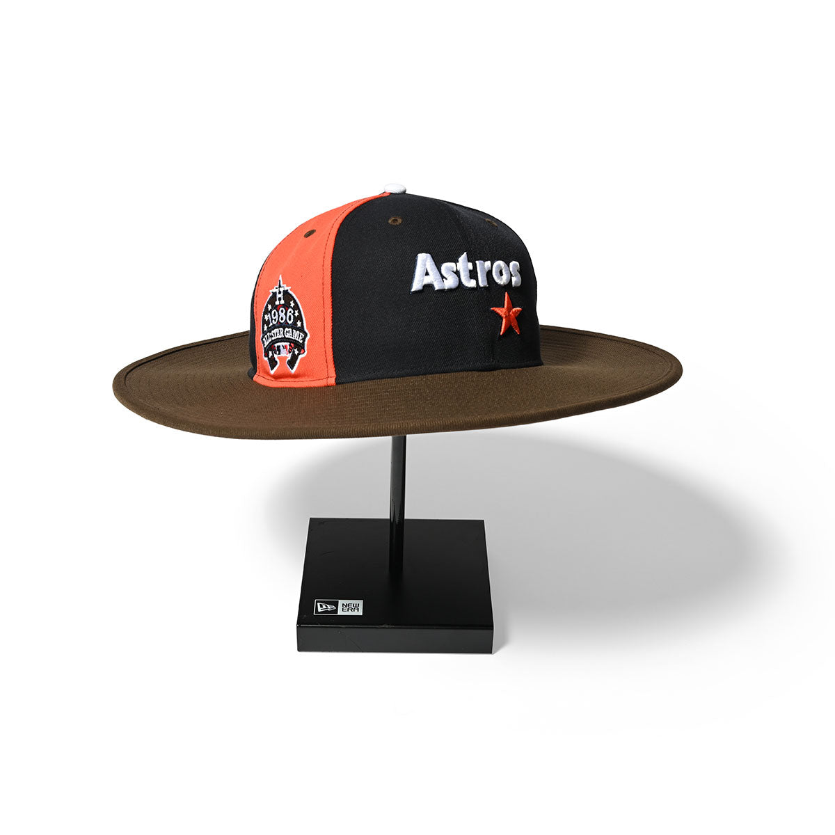 NEW ERA HOUSTON ASTROS - LONG BRIM HAT CO FITTED NAVY/WALNUT【14459857】