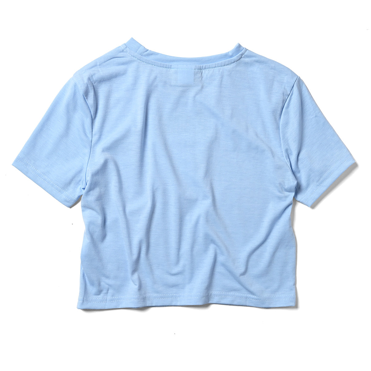 HOMEGAME - HOMEGAME LEOPARD LOGO CROPPED TEE LIGHT BLUE【HG260153】
