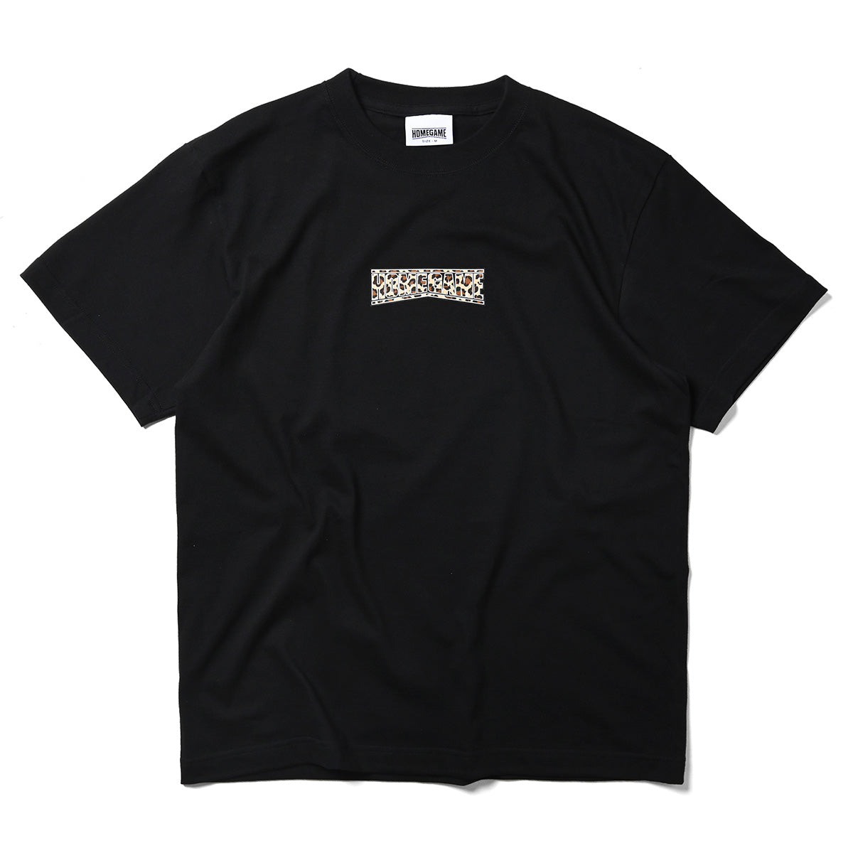 HOMEGAME - HOMEGAME LOGO TEE BLACK/LEOPARD【HG260155】