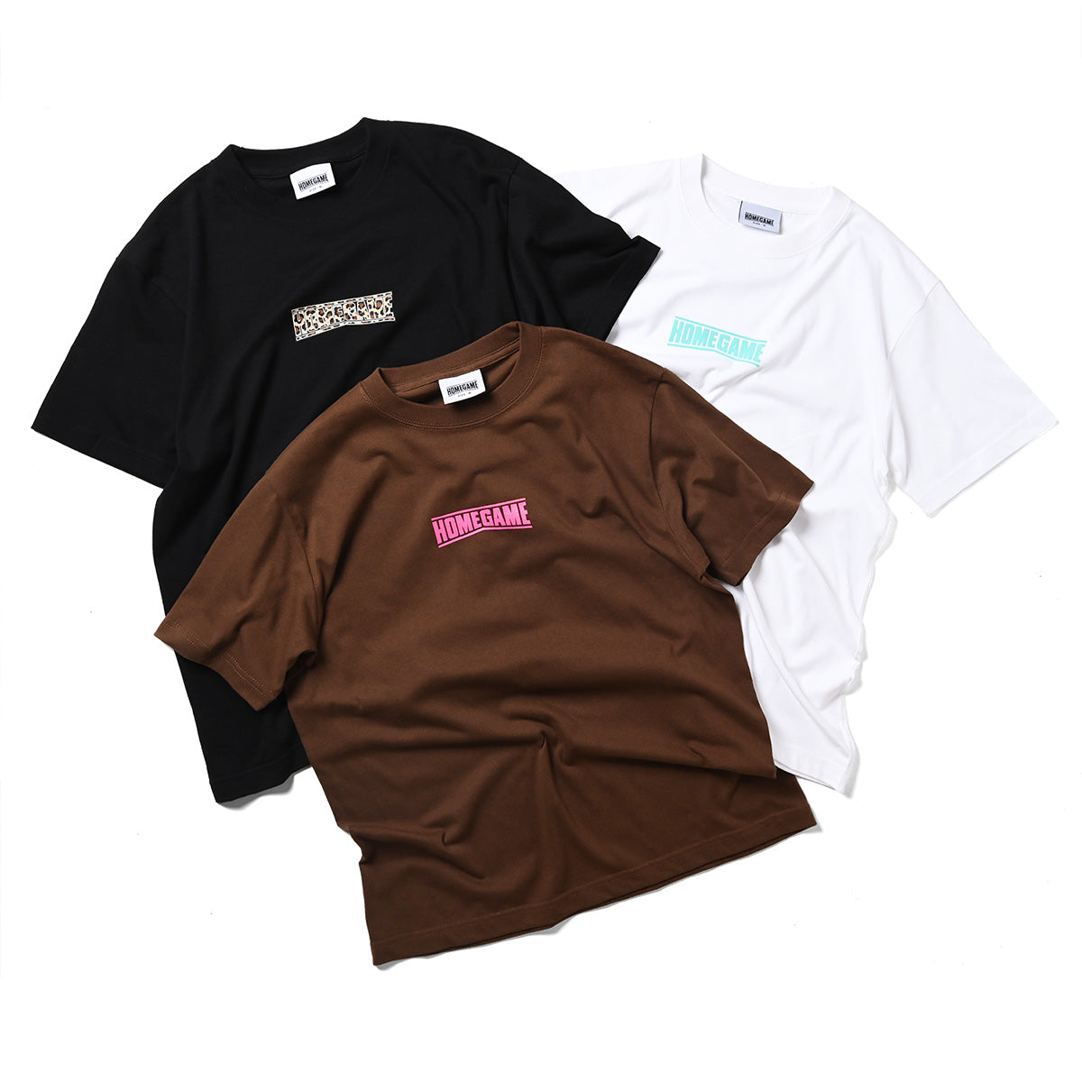 HOMEGAME - HOMEGAME LOGO TEE WHITE/MINT BLUE【HG260154】
