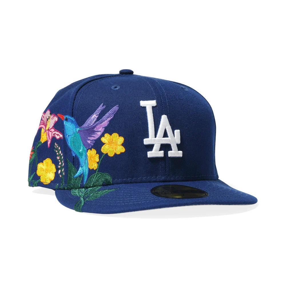 New Era fitted Los Angeles Dodgers 2024 BABY BLUE WITH LAVENDER UNDERLID SIZE 7 3/8