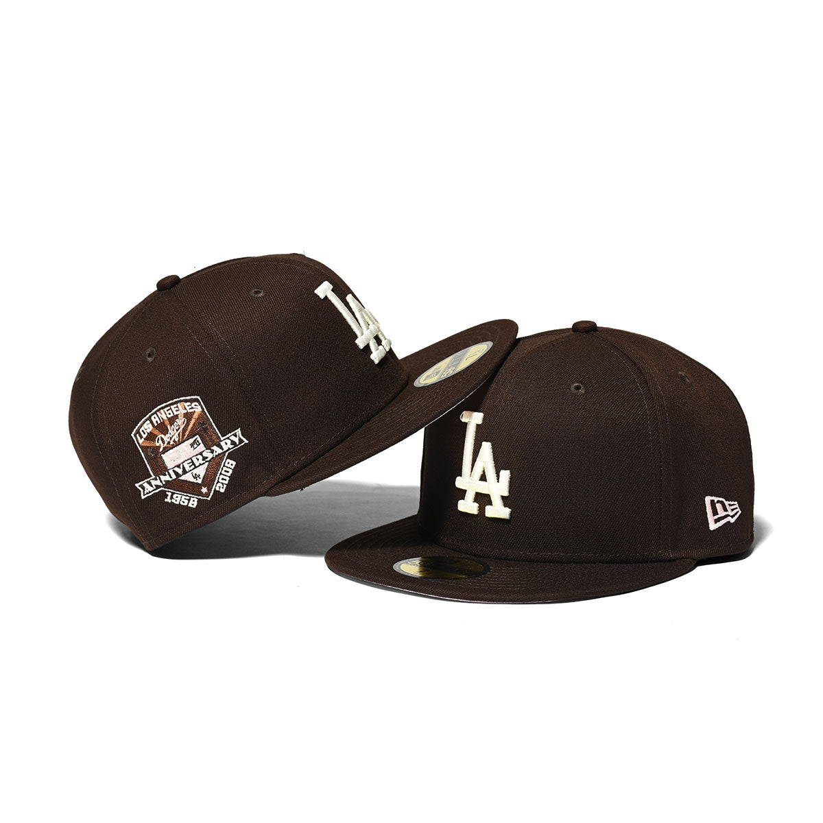 NEW ERA Los Angeles Dodgers - 50th ANV 59FIFTY BURNTWOOD [70782916]