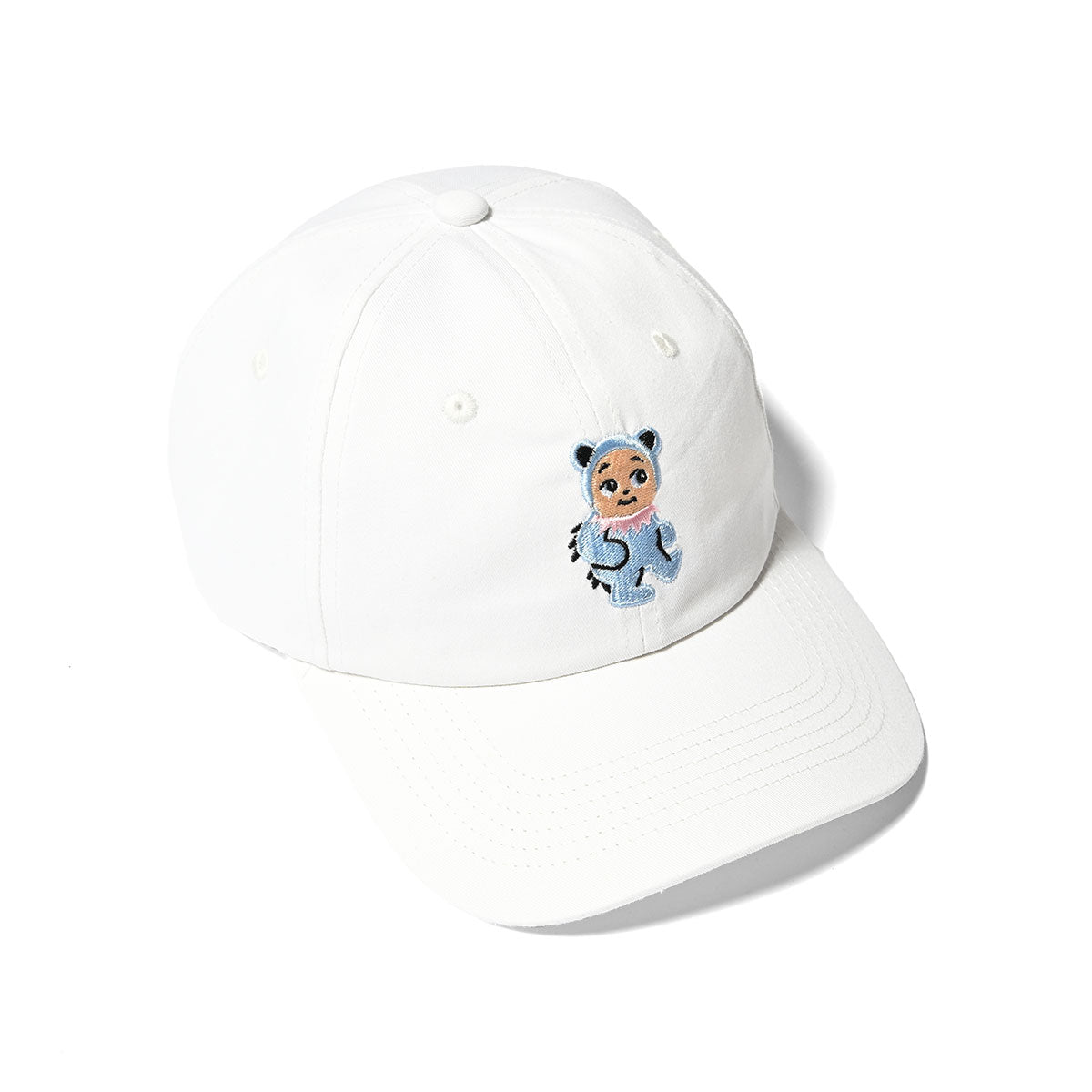 HOMEGAME -  BABY DAD CAP BEAR WHITE/BLUE【HG241419】