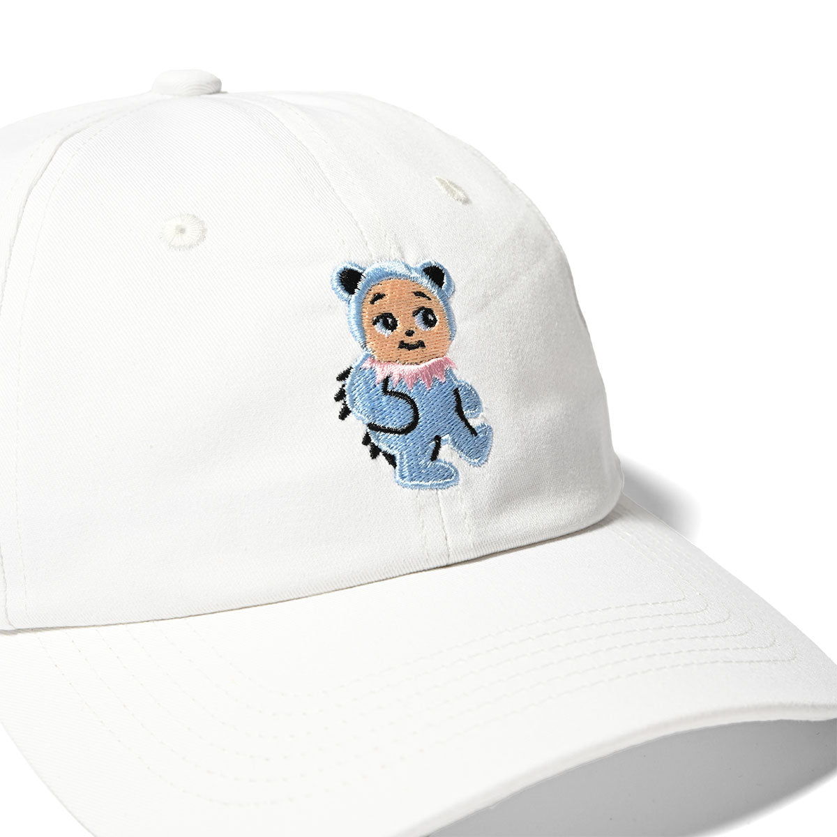 HOMEGAME -  BABY DAD CAP BEAR WHITE/BLUE【HG241419】