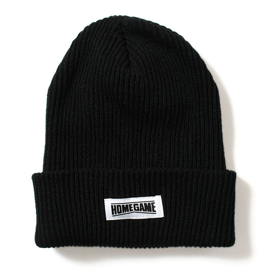 HOMEGAME - LONG BEANIE BLACK【HG241402】