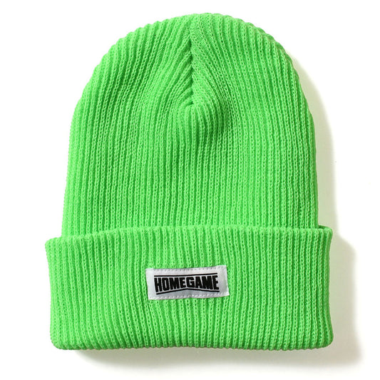 HOMEGAME - LONG BEANIE SAFETY GREEN【HG241402】