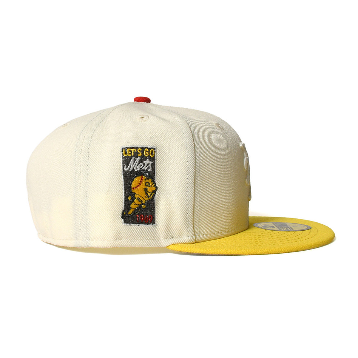 NEW ERA New York Mets - 59FIFTY 1969 LETS GO METS CHROME/CYBER YELLOW