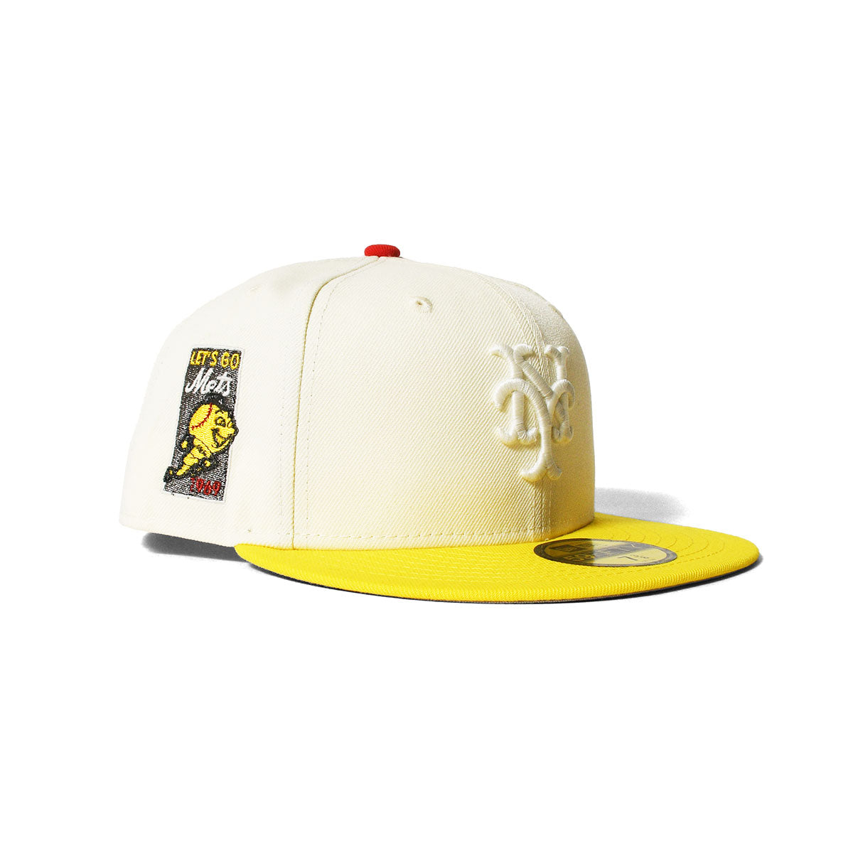 NEW ERA 紐約大都會隊 - 59FIFTY 1969 LETS GO MTS CHROME/CYBER YELLOW