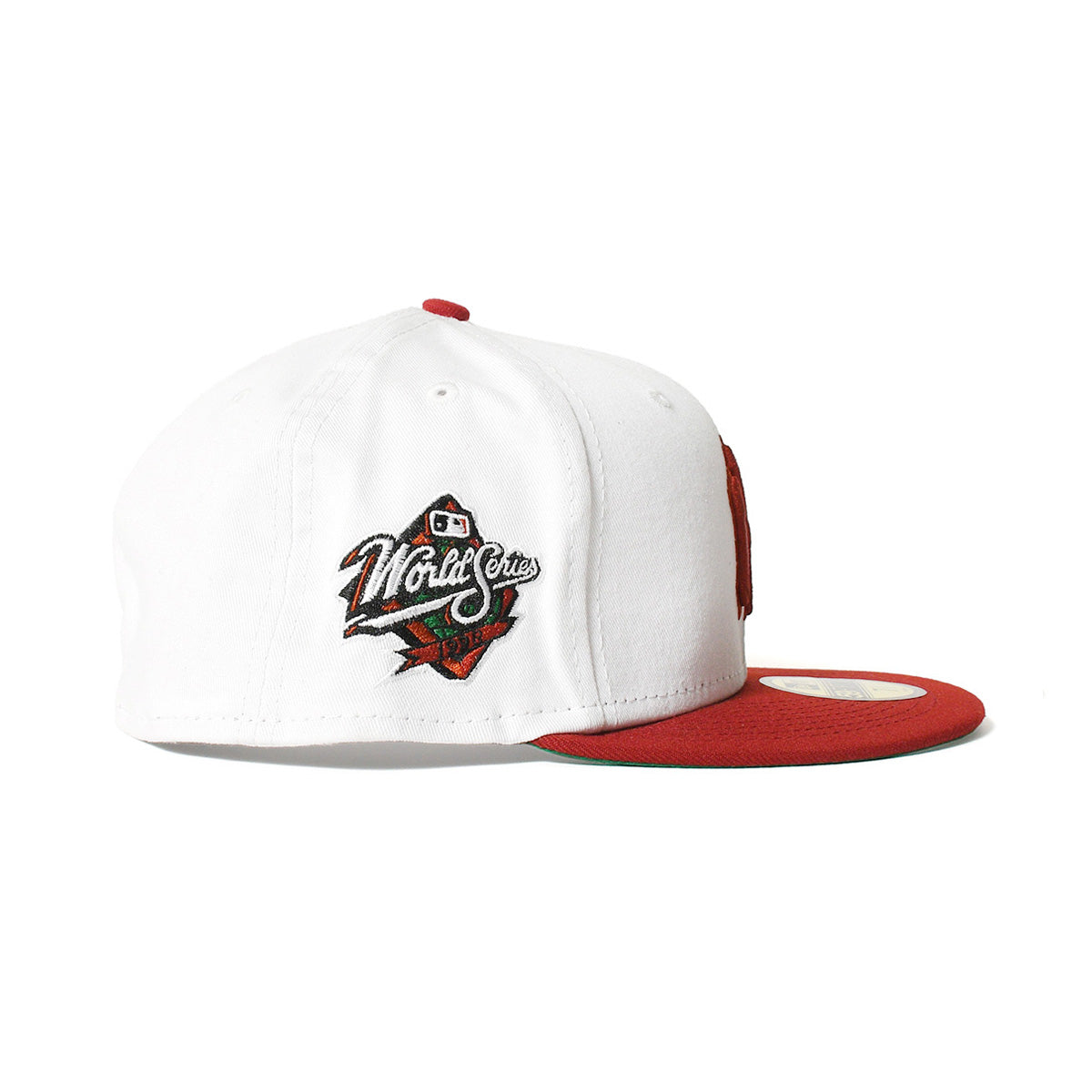 NEW ERA 紐約洋基隊 - 59FIFTY 1998 WS 白色/胭脂紅