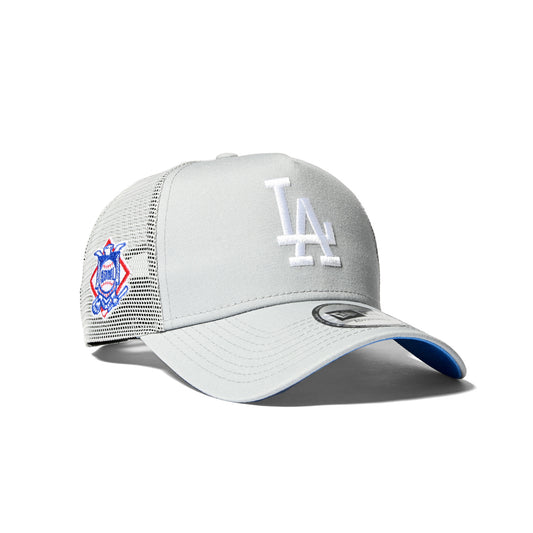 NEW ERA LOS ANGELES DODGERS CO 9FORTY A-FRAME TRUCKER DGRAY 【14721106】