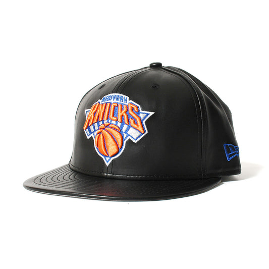 NEW ERA New York Knicks - 59FIFTY PU LEATHER BLACK