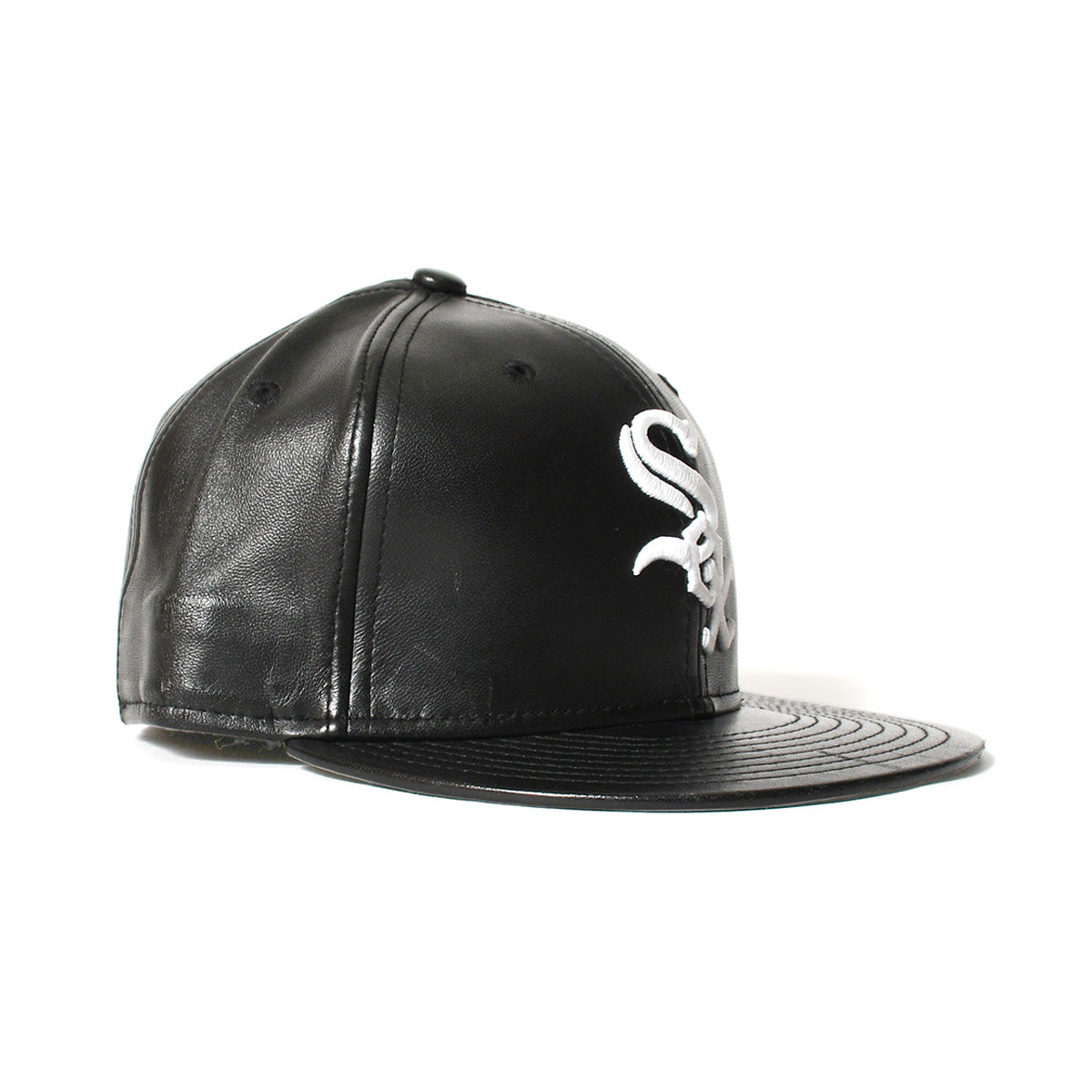 NEW ERA 芝加哥白襪 - 59FIFTY LETHER 黑色