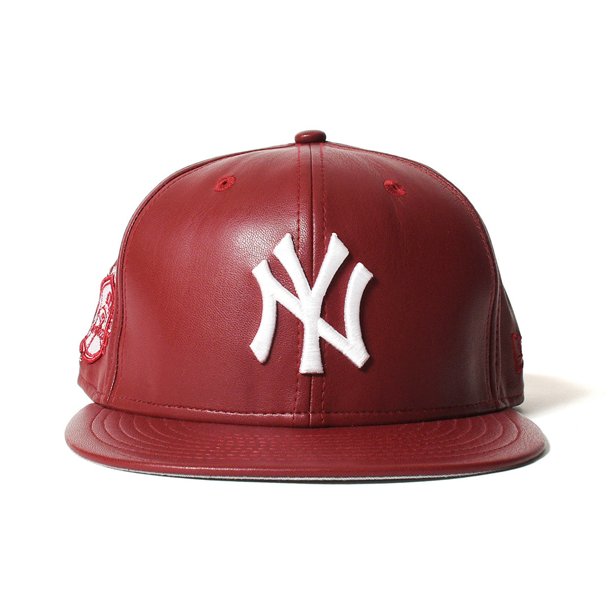 NEW ERA New York Yankees - 59FIFTY 100TH ANV PU LEATHER BURGUNDY