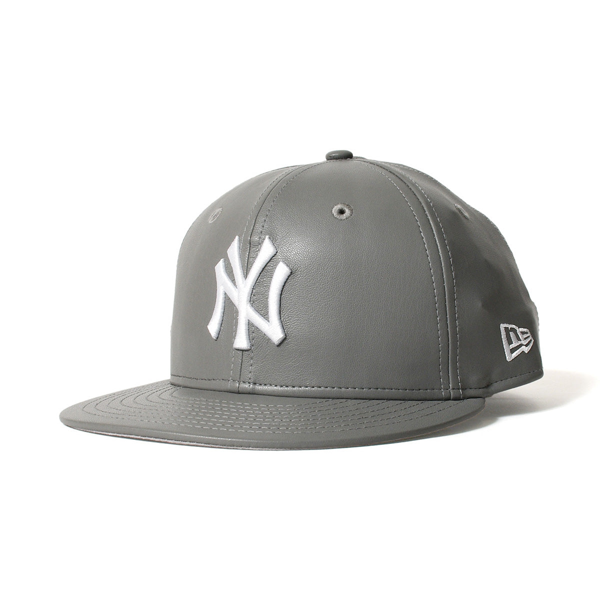 NEW ERA New York Yankees - 59FIFTY 100TH ANV PU LEATHER GRAY