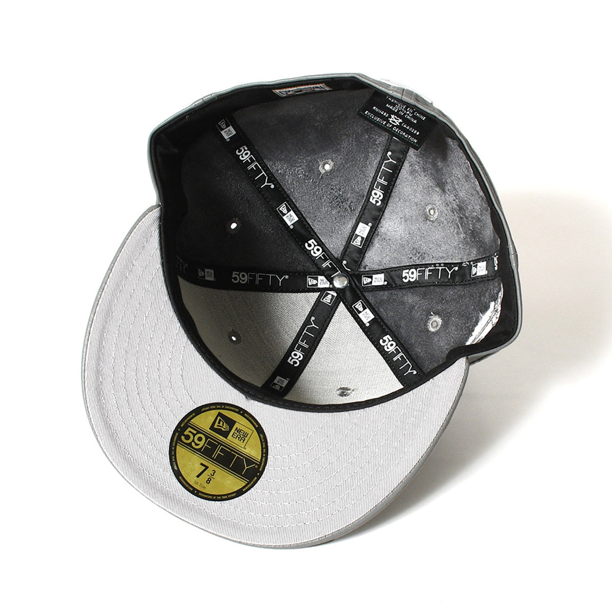 NEW ERA New York Yankees - 59FIFTY 100TH ANV PU LEATHER GRAY