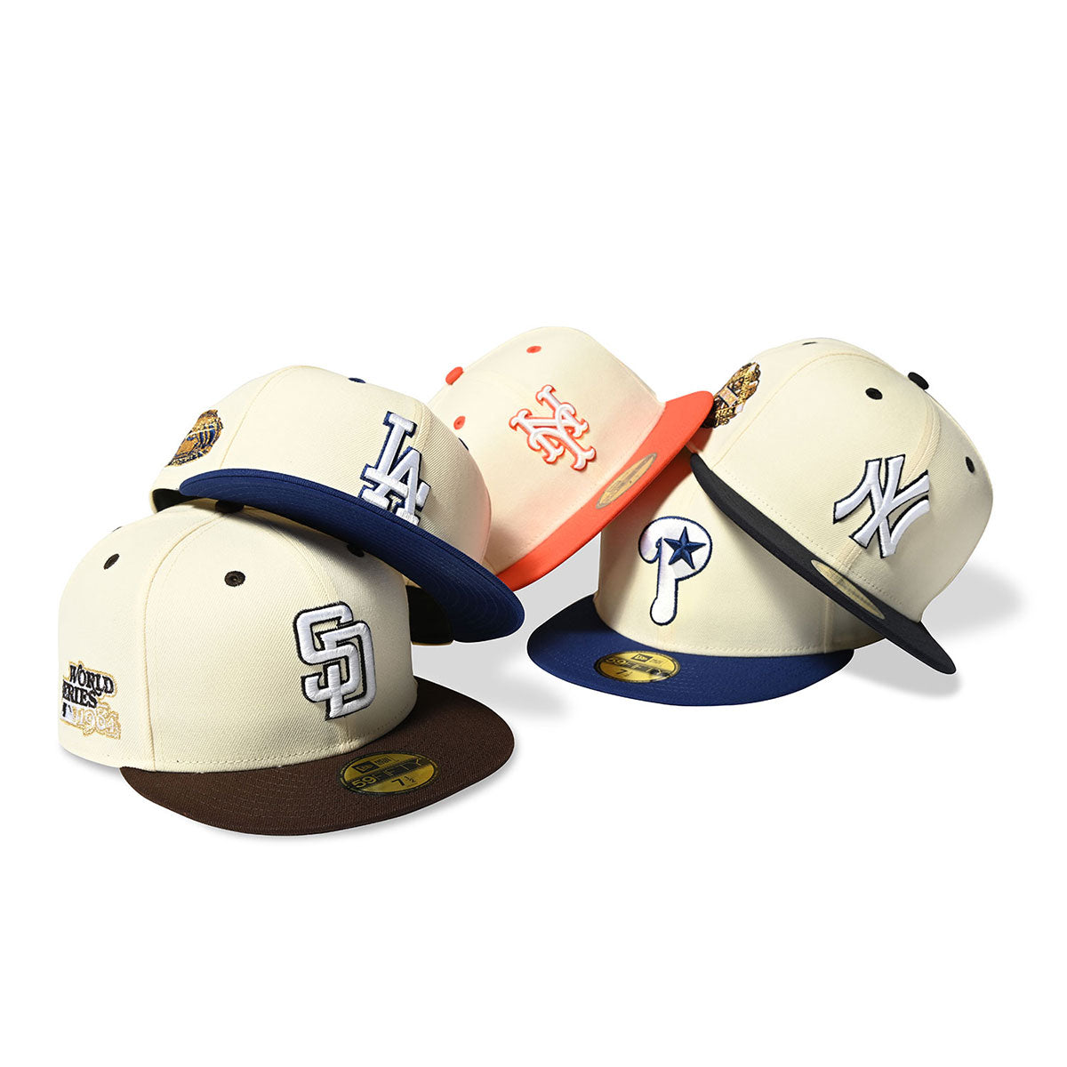 NEW ERA LOS ANGELES DODGERS - 59FIFTY CO 1963 WS CHROME/DRYL 【70940904】