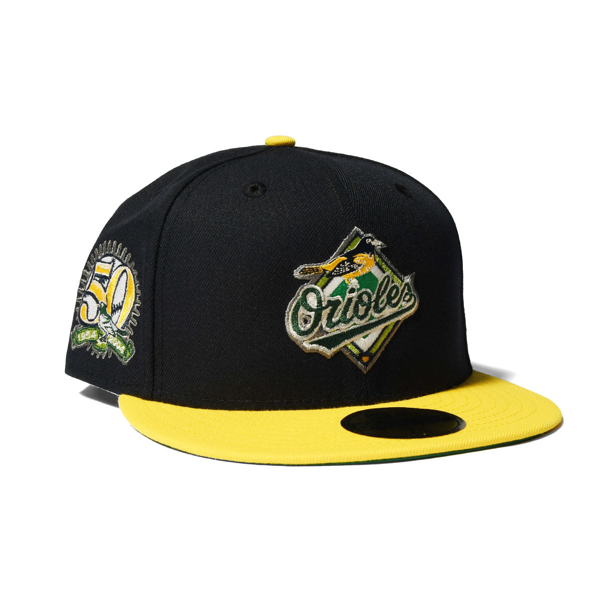 NEW ERA Baltimore Orioles - 59FIFTY 50TH ANV NAVY/CANARY