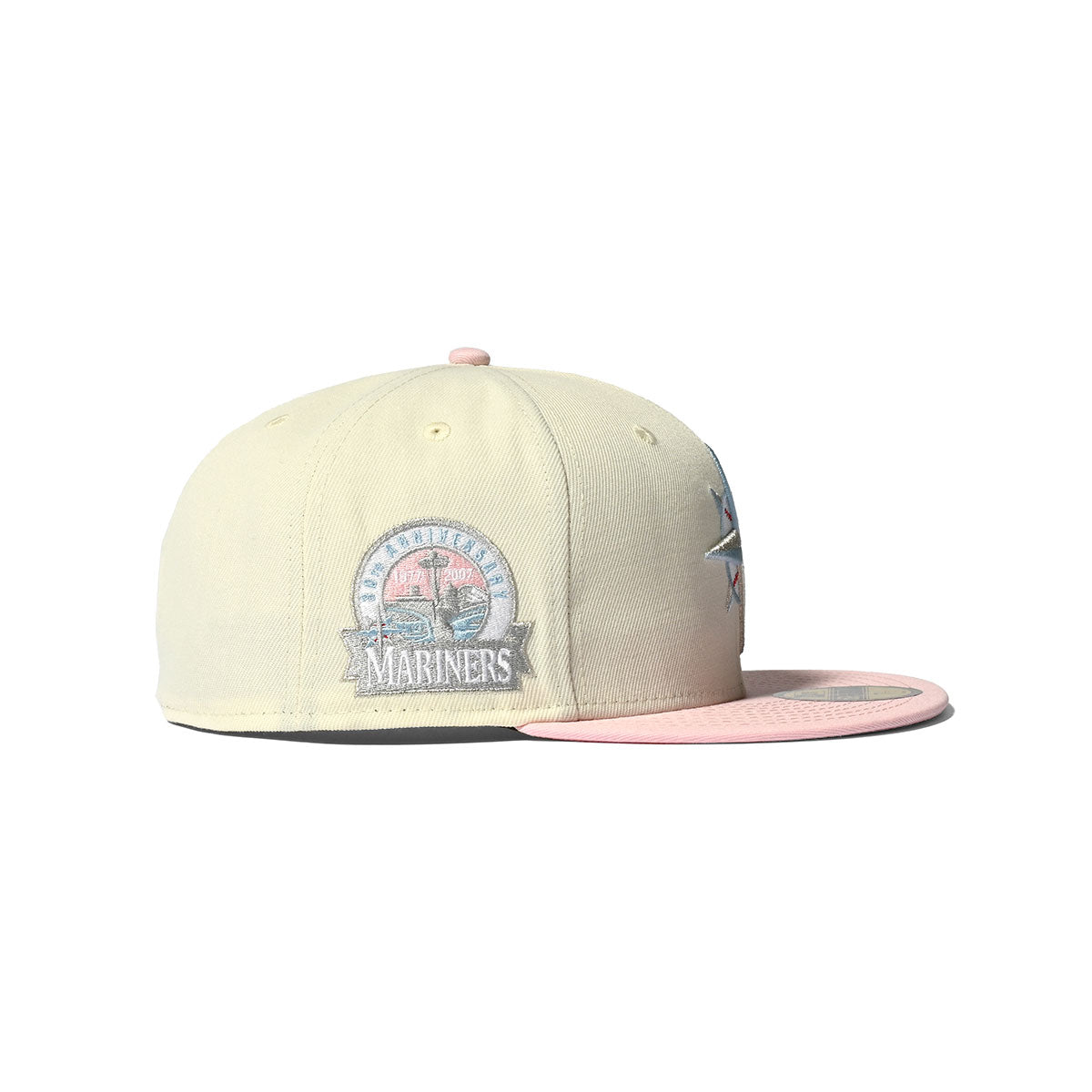 NEW ERA Seattle Mariners - 30th ANV 59FIFTY CHROME/PINK【70756783】