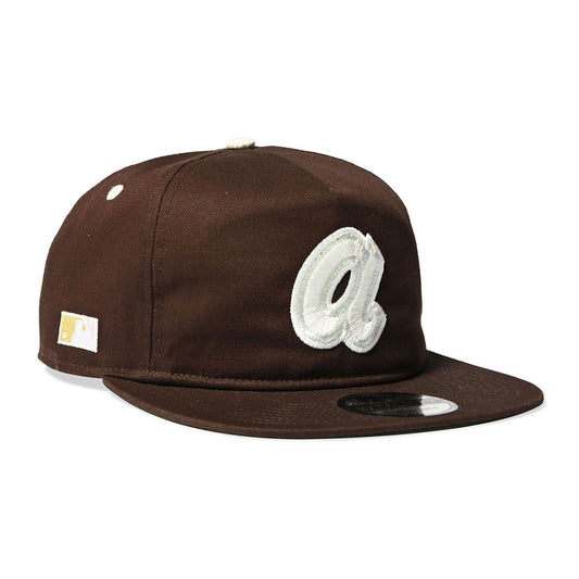 NEW ERA - ATLANTA BRAVES CO SMALL A LOGO 19TWENTY BURNTWOOD 【15132691】