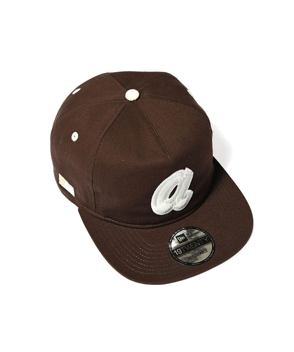 NEW ERA - ATLANTA BRAVES CO SMALL A LOGO 19TWENTY BURNTWOOD 【15132691】