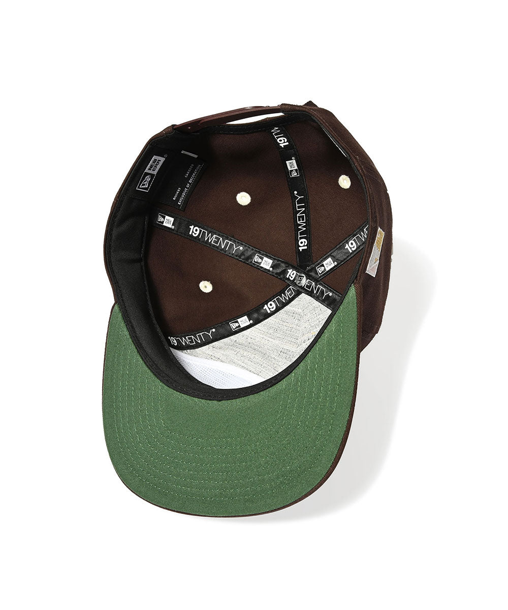 NEW ERA - ATLANTA BRAVES CO SMALL A LOGO 19TWENTY BURNTWOOD 【15132691】