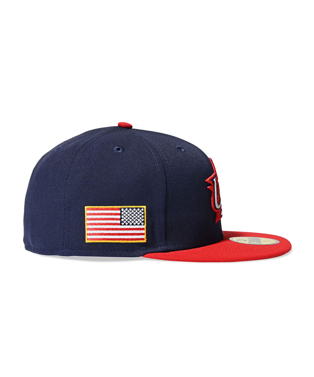 NEW ERA - WBC 2026 USA 59FIFTY LTNAVY/SCARLET【14948238