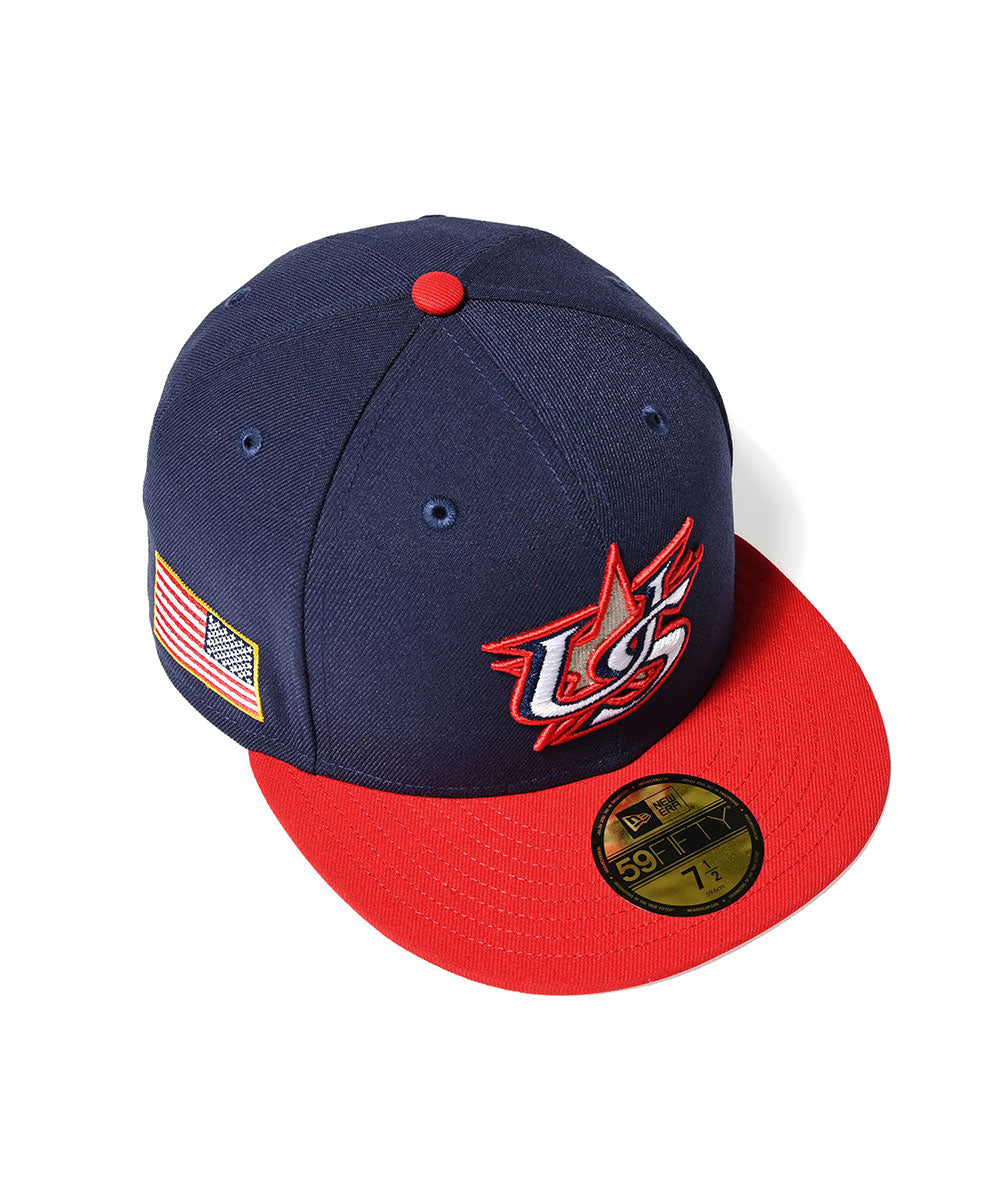 NEW ERA - WBC 2026 USA 59FIFTY LTNAVY/SCARLET【14948238