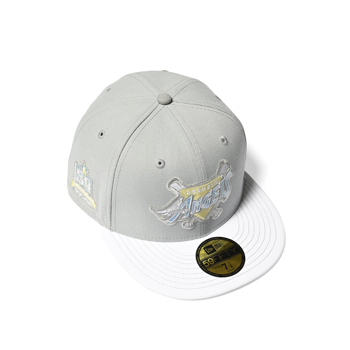 NEW ERA Anaheim Angels - 50th ANV 59FIFTY DOLPHIN GRAY/WHITE【70811961】