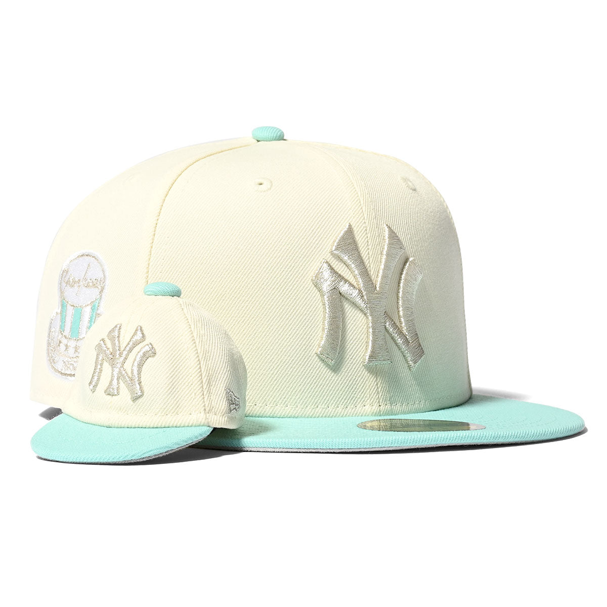 NEW ERA NEW YORK YANKEES CAP KEYHOLDER CHROME WHT×BLUE TINT