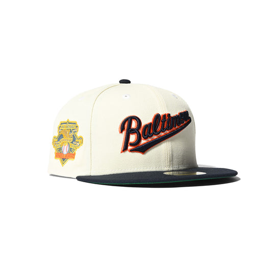 NEW ERA Baltimore Orioles - 59FIFTY CO 100 SEASONS CROME/NAVY【70846857】