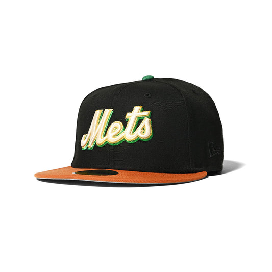 NEW ERA New York Mets - 59FIFTY CO 50TH ANV BLACK/RUST ORANGE [70865051]