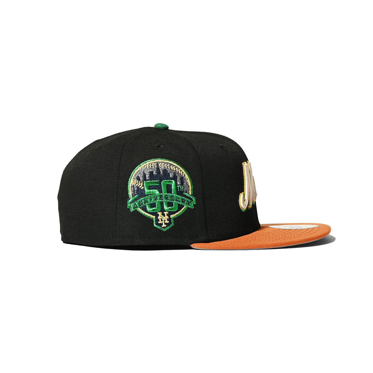 NEW ERA New York Mets - 59FIFTY CO 50TH ANV BLACK/RUST ORANGE【70865051】