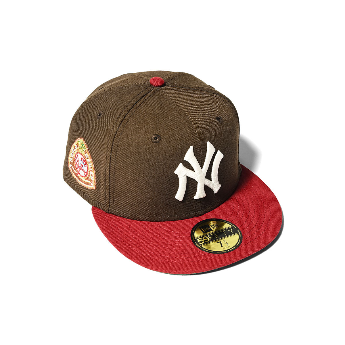 NEW ERA 紐約洋基隊 - 59FIFTY CO 1950 WS 胡桃木/磚紅 [70865050]