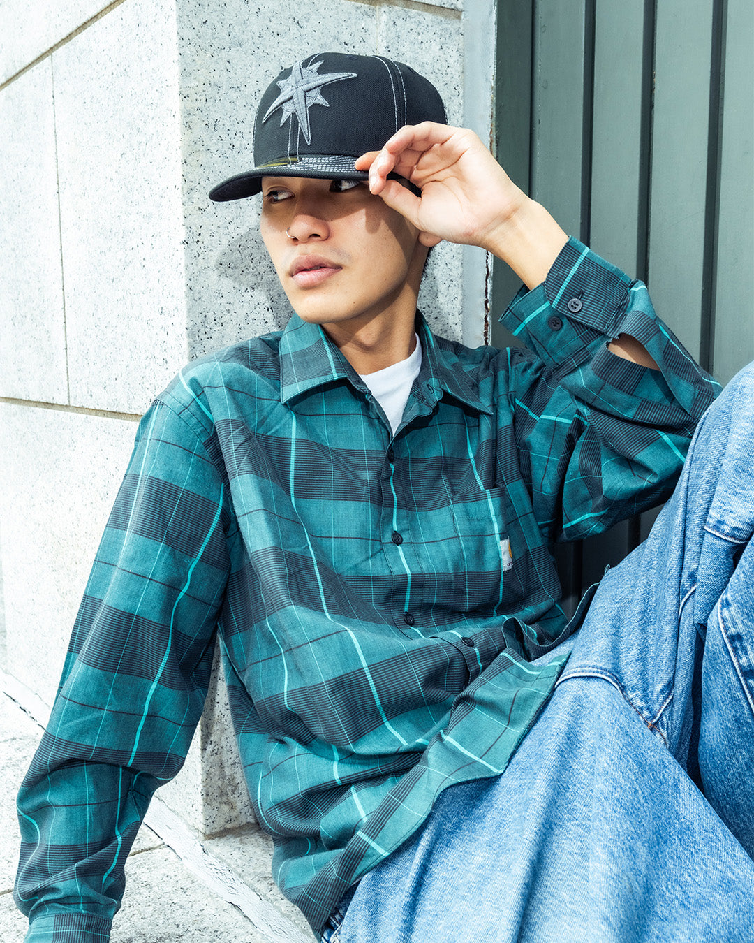 NEW ERA - SEATTLE MARINERS CO COMPASS 59FIFTY BLACK/BLACK【71083728】